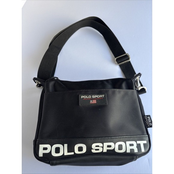 Vintage 90s Ralph Lauren Polo Sport Messenger Bag Cityboy Limited Edition Iconic
